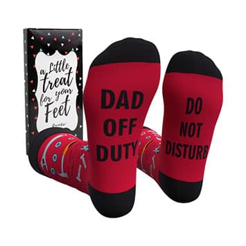 "Dad Off Duty" socks