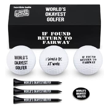 Novelty golf balls