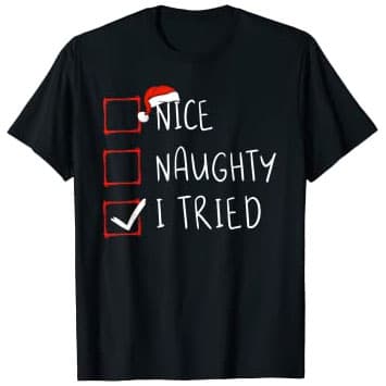 Nice, Naughty T-shirt