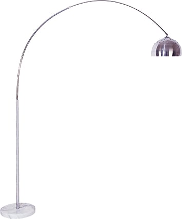 Ore International 6935 85-Inch Arch Floor Lamp with Marble Base