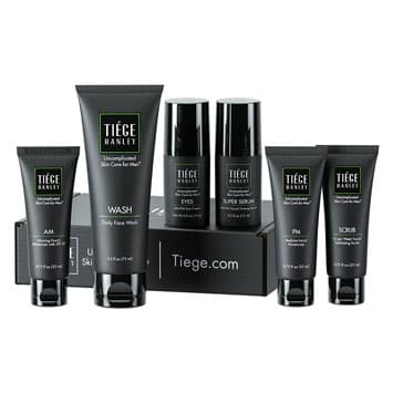 Tiege Hanley skincare products 