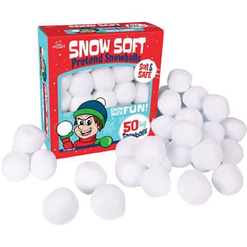 Pretend snowballs