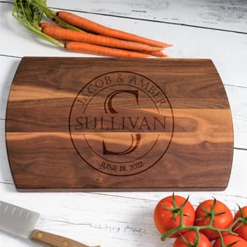 Engraved cutting board
