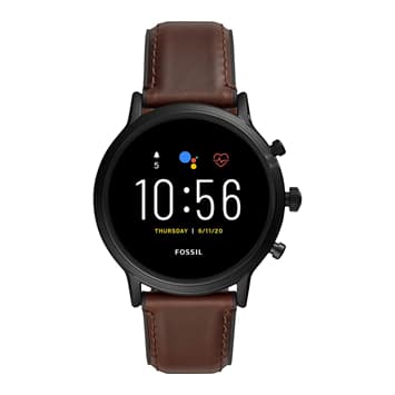 Smartwatch with Leather Band