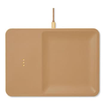 Leather charging pad