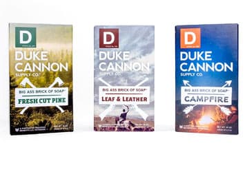 Duke Cannon brick soaps