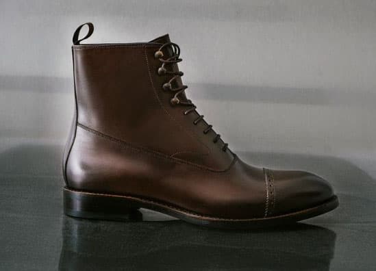 dark brown balmoral boot