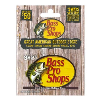 Bass Pro Shop gift card