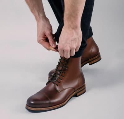 brown derby boots