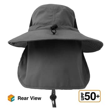 sun hat with neck flap
