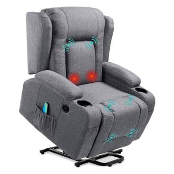 Best Choice Products Electric Power Lift Linen Recliner