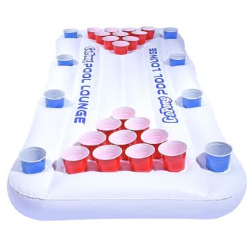 Inflatable beer pong
