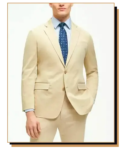 Brooks Brothers Regent Fit Cotton Stretch Suit