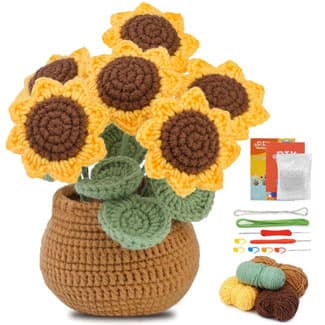 Crocheted flowers