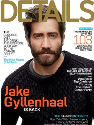 Jake Gyllenhaal. on the cover of Details magazine